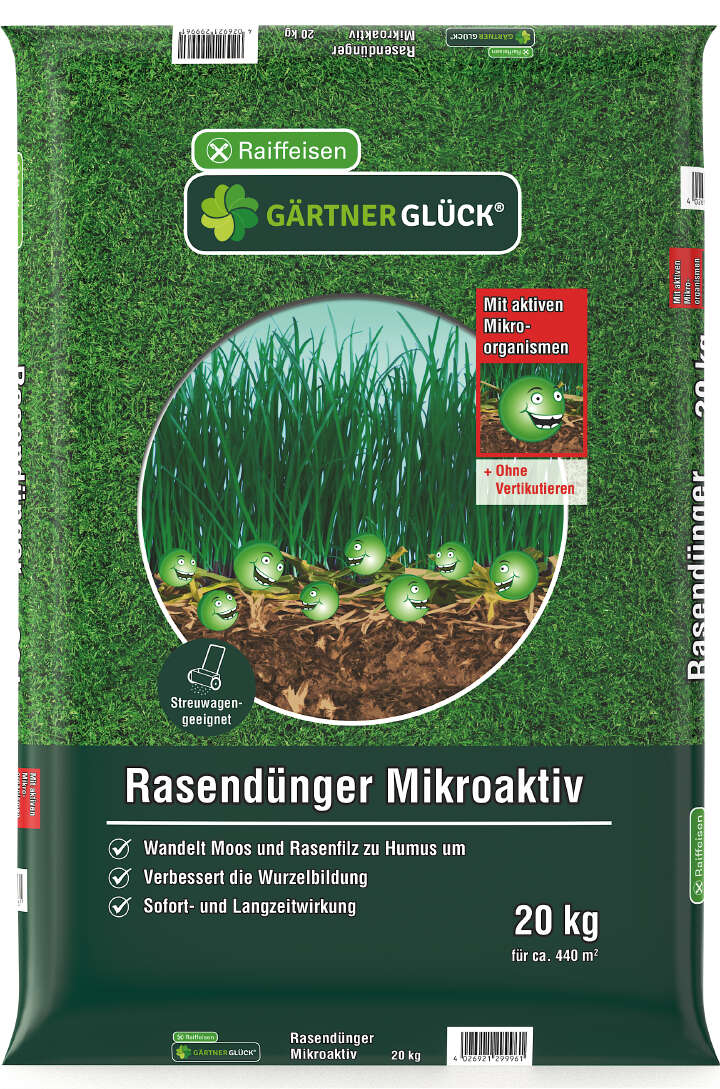 GÄRTNERGLÜCK Rasendünger Mikroaktiv